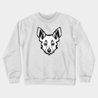 Dog face Crewneck Sweatshirt